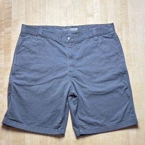 Carhartt BS2514-M Rugged Flex® Relaxed Fit Canvas Men’s Work Shorts Gray Size 40
